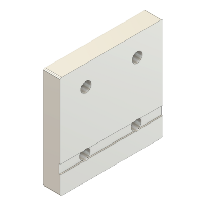 55-050-1 MODULAR SOLUTIONS ALUMINUM BRACKET<br>SLIDING DOOR TO HANG RAIL W/ HARDWARE